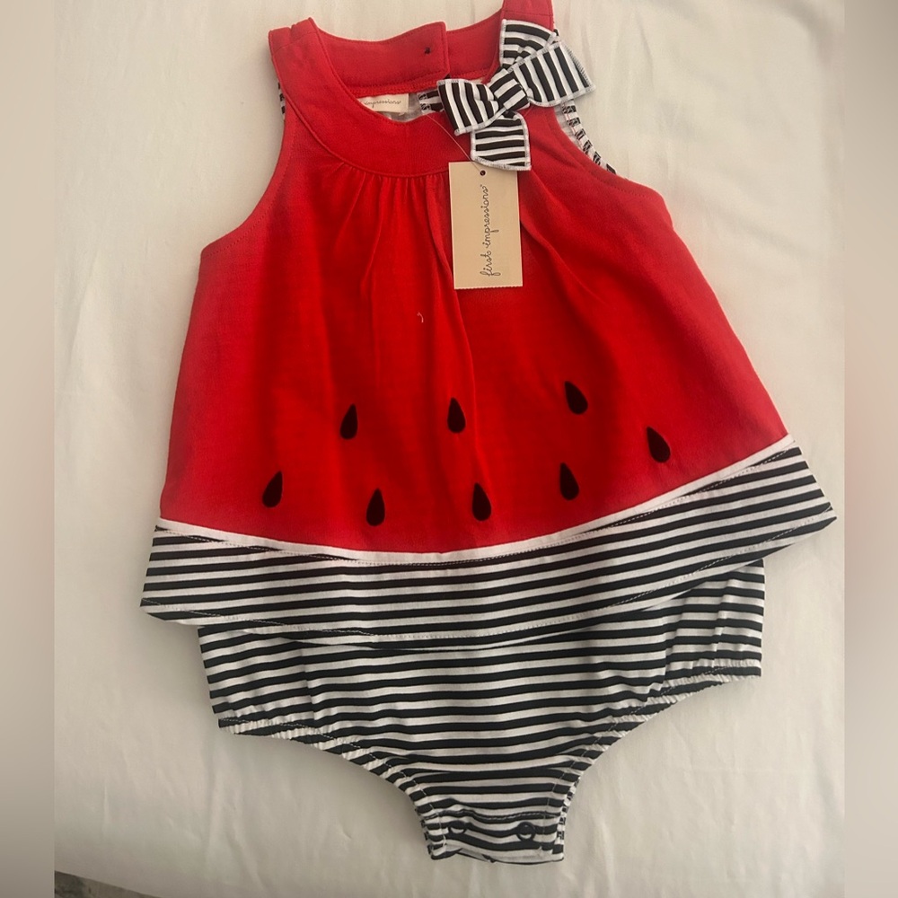 NWT watermelon romper